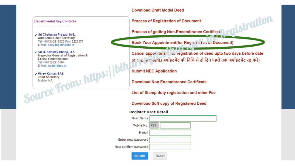 Bihar Land Property Registration